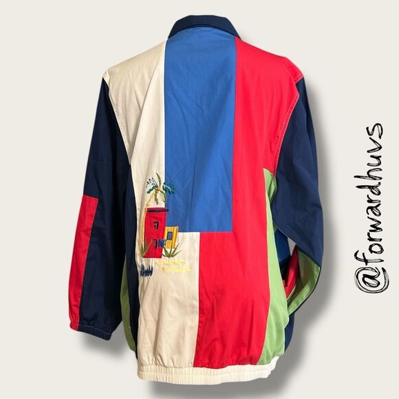 Vintage Koret Patchwork Windbreaker Jacket – Size 16W - Picture 6 of 9